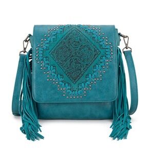 Tooled Fringe Collection Concealed Carry Crossbody